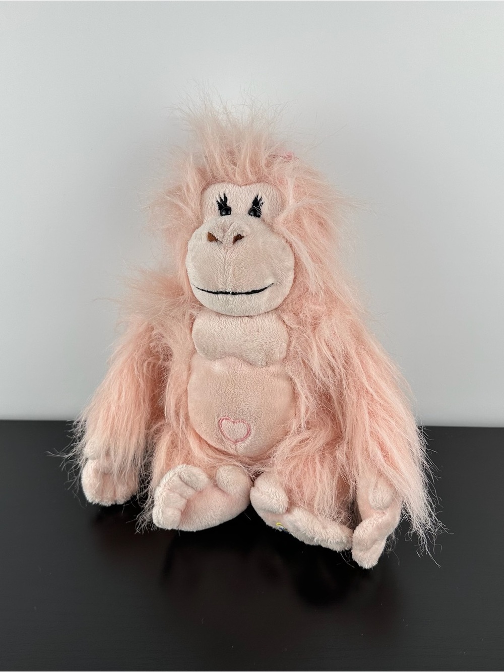 Ganz Webkinz Pink Glamorous Gorilla 10" Plush Monkey Ape Web Kinz No Code